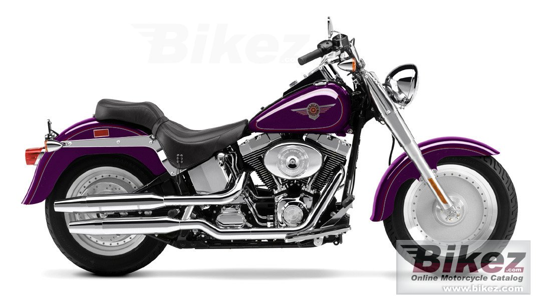 Big Davidson. Published with permission. flstf fat boy picture and wallpaper from Bikez.com